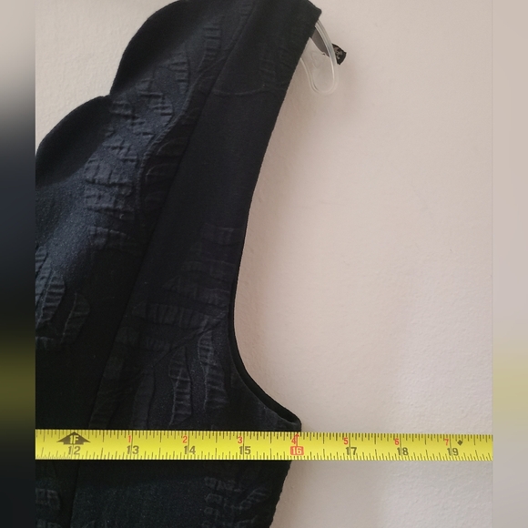 Lilly Pulitzer Sabeen Stretch Dress in Black Onyx Fern Pucker Jacquard Sz 4 - Picture 14 of 16